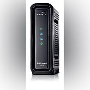 ARRIS SURFboard SB6190 DOCSIS 3.0 32 x 8 Gigabit Cable Modem, Black